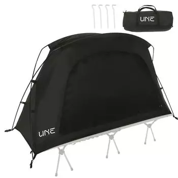 UNE Cot Single Person Cot Solo Kengaru Style Inner Single Person Aluminum Front and Back Net Small Camping Camping Storage Bag Included Палатка, Палатка,