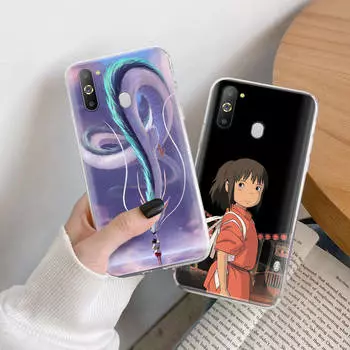 Унесенные призраками TPU чехол для iPhone XR 7 8 14 15 11 12 13 X XS Pro Max Xiaomi Redmi 13C Note 9 Samsung A22 S23 S24 Ultra Plus VIVO Redmi Note 13 аэро