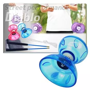 Uni estela Diavolo Китайское представление Улица Сезам Жонглирование Легко для начинающих (синий) синий