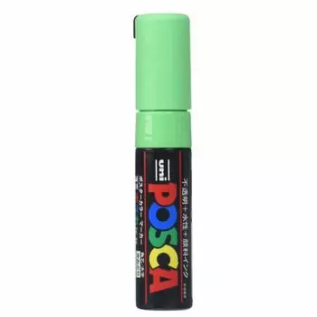 Uni Posca Bold Square Tip (8.0mm) Yellow-Green PC-8K.5