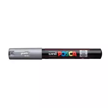 Uni Posca Extra Fine (0.7mm) [Цвет чернил: Серебро] PC1M.26