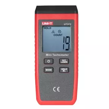 UNI-T UT373 Ручной ЖК-цифровой тахометр Спидометр Тахометр Измерительный диапазон 0 ~ 99999 COUNT