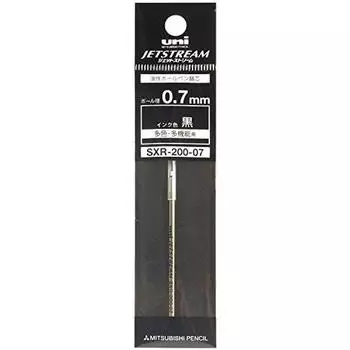 (Uni) Uni SXR-200-07 Jet Stream Prime High Grade Multifunctional Ballpoint Pen Refill 0.7 mm Black 3 Sets