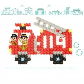 Uniart Uniblock UB012 fire truck assembly picure making