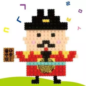 Uniart Uniblock UB023 Сборка фигурки короля Седжона