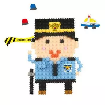 Uniart Uniblock UB025 Police Officer Assembly Figure Making