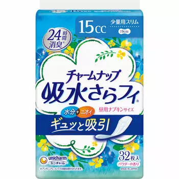 UNICHARM Charm Nap 32 простыни для небольшого количества Легкое недержание Charm Nap