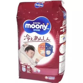 Unicharm Moonyman Cold Anshin унисекс M 50 штук