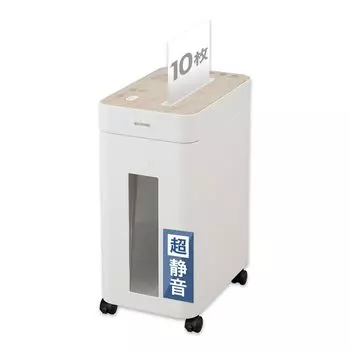 Уничтожитель документов Iris Ohyama для использования Тихий поперечный рез Максимальное количество уничтоженных листов 10 Номинальное количество уничтоженных листов 8 Номинальное время использования 10 минут Мусор