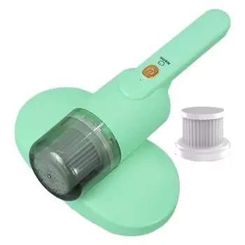 Уничтожитель клещей Double Beat Handheld UV Mattress Vacuum Cleaner с фильтром для дома, спальни, зеленый зелёный