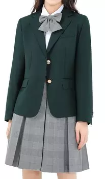 Униформа Блейзер Длинный рукав JK Матросская униформа Пальто Тип Пуговиц Милая куртка на пуговицах Популярная [Sharphon] Блейзер-тян