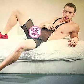 Униформа Новогодние трусики Мужская одежда Одежда Цельный Пара Сексуальный Оргазм Соблазнение Sao M