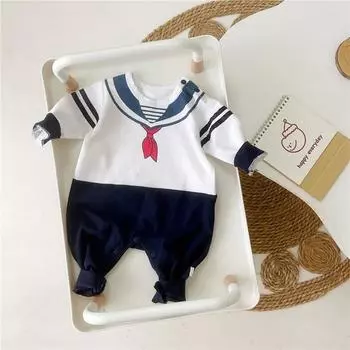 Униформа Venetian South Avion Marin Sailor Snap, размер №. 70, лучшая детская одежда Кореи