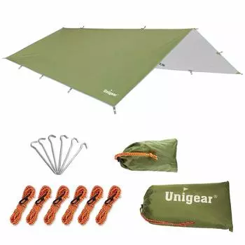 Unigear Водонепроницаемый Кемпинговый Чехол Для Хранения Высокой Водонепроницаемости УФ-Тепла Солнца Для 4 Размеров XL Брезент, Брезент, Палатка, Легкий, Солнцезащитный, Устойчивый, Защита,