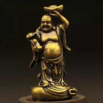 Уникальная декоративная художественная статуя Будды, прозрачная резная цепочка для ключей для медитации для человека