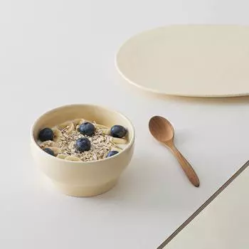 Уникальная ежедневная миска для риса Tackaon [4 цвета] Корейская столовая посуда, столовая посуда для медового месяца, миска для риса white