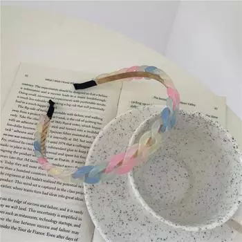 Уникальная и модная повязка для волос с металлической цепочкой, стильная и универсальная повязка для головы нового стиля