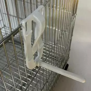 Уникальная клетка для попугаев, зажимы для фруктов, пластиковый держатель для еды для птиц, зажим для фруктов и овощей для кормления попугаев, аксессуары для клеток для птиц