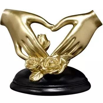 Уникальная коллекционная скульптура руки, яркий цвет, прозрачная текстура A