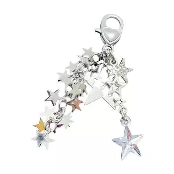 Уникальная металлическая цепочка-подвеска в виде звезды, ручная работа, украшение для сумочки, модный брелок-аксессуар для вечеринок и на каждый день