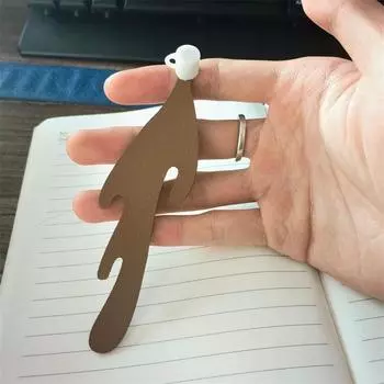 Уникальная милая закладка для книг «Пролитый кофе», угловой маркер для чтения, забавные закладки на кофейную тематику, креативные подарки для любителей книг