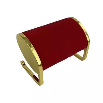 Уникальная подставка для часов и браслетов, современная длинная бархатная подставка для браслетов для организации часов и наручных украшений S красный