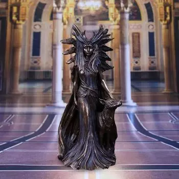 Уникальная статуя греческой богини, современное искусство, украшения из смолы, изящная скульптура ведьмы-гончей, офис Greek Goddess