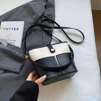 Уникальная сумка через плечо в стиле пэчворк для женщин, универсальные рабочие сумки, универсальные рабочие сумки, элегантная текстура, новая