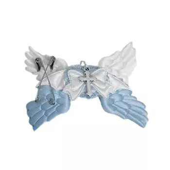 Уникальная заколка для волос в виде ангельского украшения, очаровательный аксессуар для волос в виде крыльев ангела, заколки для волос в форме сердца/банта для любителей моды B1