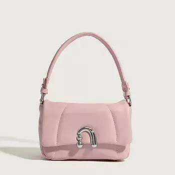 Уникальная застежка-замок с дизайном женской сумки под мышкой, новая женская сумка-перекидная с магнитной застежкой, элегантная универсальная сумка, тренд