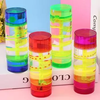 Уникальное масло «Песочные часы 3D» Компактное средство для снятия стресса синий