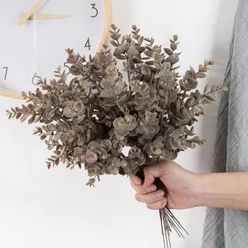 Уникальное пластиковое растение, реалистичное украшение, не требующее обслуживания коричневый