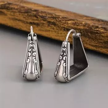 Ретро серьги Модные женские серьги в этническом стиле
