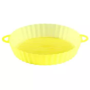 Уникальные долговечные многоразовые пищевые аэрофритюрницы, сменная силиконовая сковорода-гриль для домашней корзины для аэрофритюрниц серый