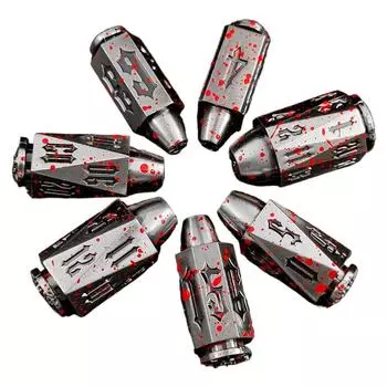 Уникальные кубики-пули DND для ролевой игры Dungeons and Dragons, коробка для игральных костей золотой