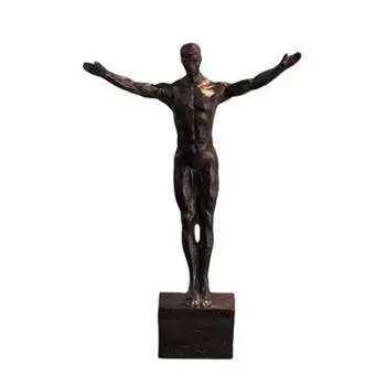 Уникальные настенные скульптуры «Карабкающийся человек», подвесной абстрактный персонаж, настенный декор Style 12