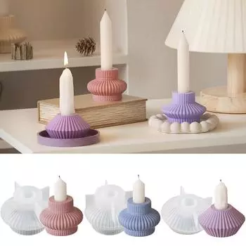 Уникальные силиконовые формы Силиконовые формы для орнаментов Формы для рукоделия из смолы Легко чистящиеся формы для подсвечников Силиконовая текстура 1