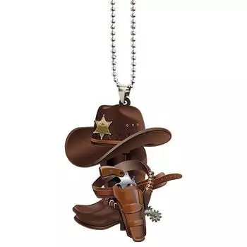 Уникальный акриловый аксессуар для зеркала заднего вида автомобиля для поклонников лошадей, настраиваемый стиль 1