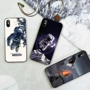 Уникальный чехол для телефона «Космонавт-космонавт» для Iphone 13 12 Mini 11Pro XS Max Hard Mobile Shell 6 7 8 Plus SE 2020 6S 5S 10 XR X iPhone 5