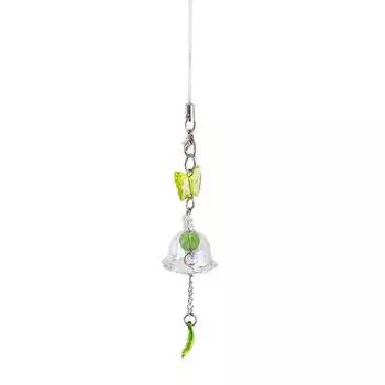 Уникальный цветочный брелок для мобильного телефона, цепочка для телефона с бабочкой, аксессуар-брелок, персонализированное украшение для женщин и девушек 3