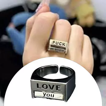 Уникальный дизайн безымянного пальца в виде буквы на годовщину помолвки, день матери