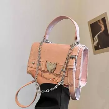 Уникальный дизайн нишевой женской сумочки 2024 года, новая модная цепочка для выхода на работу и в дорогу, небольшая сумка через плечо на одно плечо