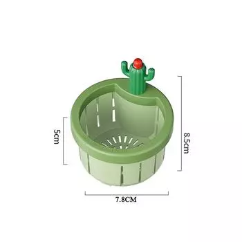 Уникальный фильтр для слива кухонной раковины Cactus, автоматический сливной фильтр для домашнего использования, фильтр для слива раковины Cactus
