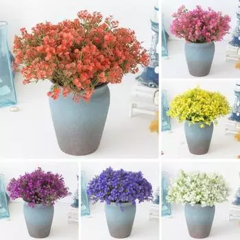 Уникальный имитационный цветок, изысканный, долговечный, неувядаемый оранжевый