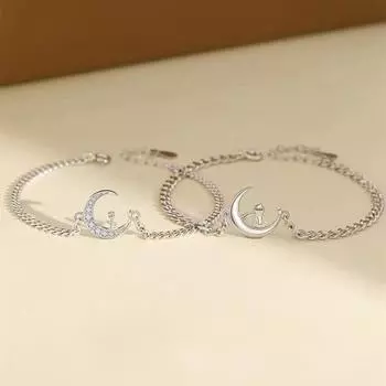 Уникальный комплект браслетов для пары «Маленький принц и роза», изысканный браслет с цветочным принтом для особых случаев