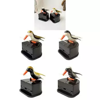 Уникальный контейнер для зубочисток Little Bird, держатель для зубочисток, коробка, автоматический диспенсер для зубочисток, украшения стола 2