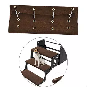 Уникальный коврик для лестницы 22 дюйма, регулируемый коврик для ступеней, коврики для автодома, кемпера коричневый