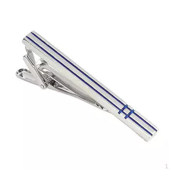 Уникальный мужской латунный зажим для галстука, застежка для галстука, свадебный серебряный зажим