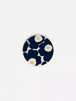 Unikko Plate F Темно-синий x Золотой [Marimekko] [Japan Limited] 13,5 см Женская 52_1_52239472786