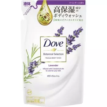 Unilever Dove Body Wash Botanical Selection Lavender Refill 360 г Универсальный (Голубь) Инструкция по применению мыла для тела] - Это не напиток. (Держитесь подальше